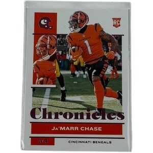 2021 Panini Chronicles Pink JaMarr Chase Rookie RC #17